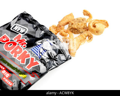 Pork Scratchings nennt Stockfoto