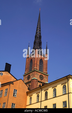 Die Insel Riddarholmen in Stockholm, Schweden. Stockfoto