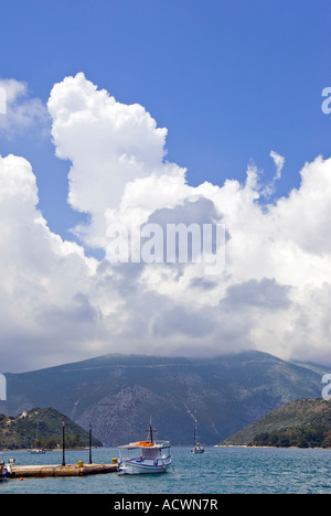 Vathi-Bucht, Ithaka, Griechenland. Stockfoto