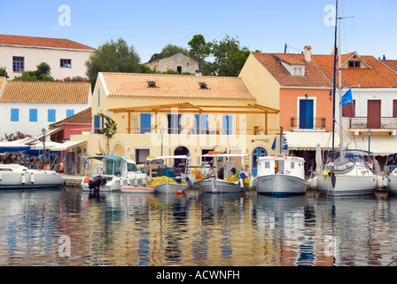 Fiskardo, Kefalonia, Ionische Insel in Griechenland. Stockfoto