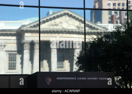 Erste Bank der Vereinigten Staaten im alten Stadtteil Philadelphia Pennsylvania USA Stockfoto