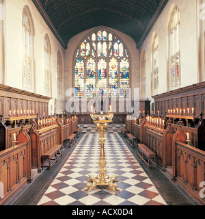 Wadham College Kapelle innen Stockfoto