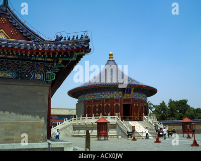 Das kaiserliche Himmelsgewölbe im Park der Himmelstempel in Peking Stockfoto