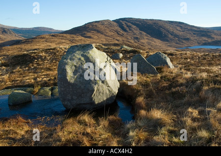 Craiglee im Bereich von Dungeon, gesehen von der Rig von The Jarkness Ridge in Galloway Hills, Dumfries and Galloway, Schottland Großbritannien Stockfoto