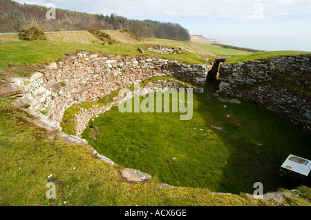 Carn Laith Broch, in der Nähe von Golspie, Sutherland, Schottland, UK Stockfoto