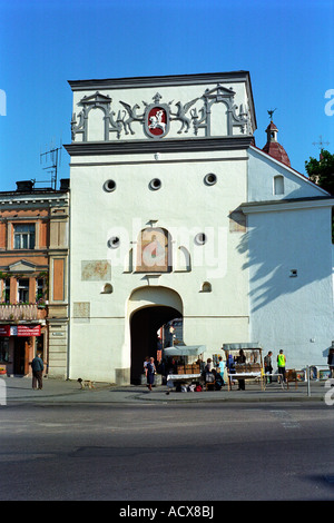 Tor der Morgenröte in Vilnius, Litauen Stockfoto