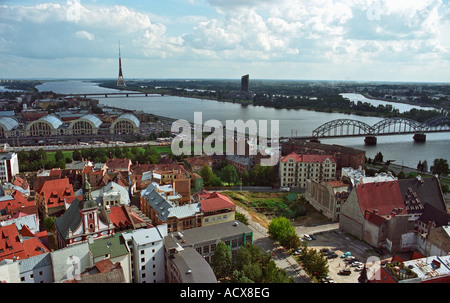 Stadtbild von Riga, Lettland Stockfoto