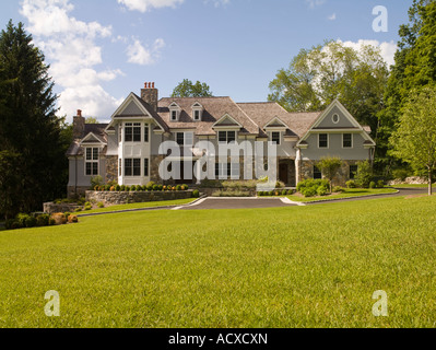 moderne große Luxus-Haus, USA Stockfoto