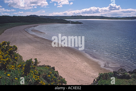 Sandstrand in der Nähe von Gairloch auf der Westküste von Schottland Stockfoto