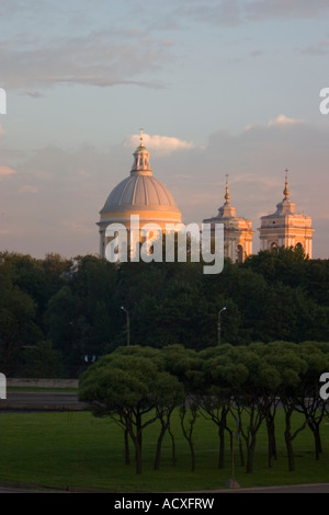 Alexander-Newski-Lawra oder Alexander-Newski-Kloster, Sankt Petersburg, Russland. Stockfoto