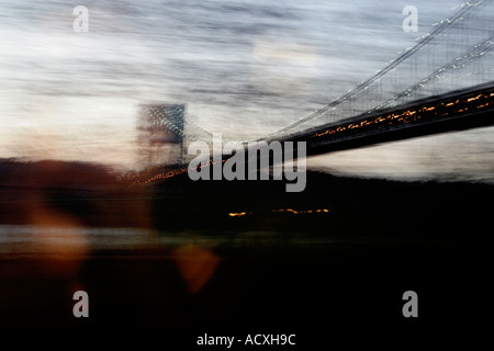 Bild einer Brücke New York City Stockfoto