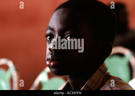 Das Porträt des Jungen in Accra Ghana Westafrika Stockfoto