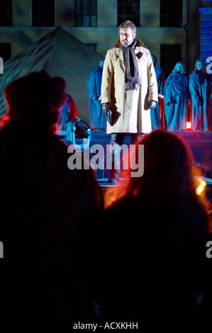 Ökumenische Passionsspiel, Via Crucis - Kreuzweg, Helsinki, Finnland Stockfoto