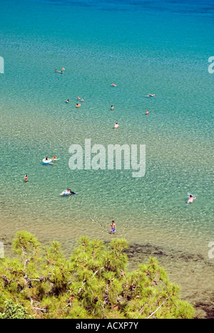 Kalamaki Beach im Dilek Halbinsel Davutlar National Park, Kusadasi Türkei. Stockfoto