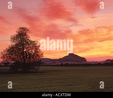 GB WILTSHIRE MAIDEN BRADLEY WENIG KNOLL LANGE KNOLL HILLS Stockfoto