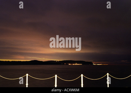 Blick von der Mole in Sopot, Polen Stockfoto