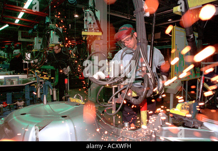 Opel-Fertigung des Modells Astra Classic, Gliwice, Polen Stockfoto