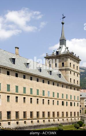 Das königliche Kloster von San Lorenzo del Escorial, Spanien Stockfoto