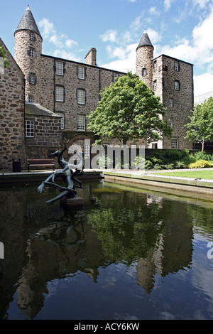 Die historischen Gebäude Provost Skene Haus im Stadtzentrum von Aberdeen, Schottland, Großbritannien Stockfoto