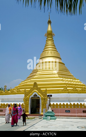 Lokamani Cula Pagoda.Myanmar Monastery.Lumbini.Nepal Stockfoto