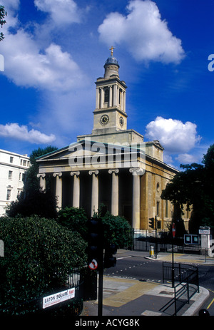 St. Peter's Kirche, St. Peter's Kirche, Kirche von England, der Pfarrkirche, Eaton Square, London, England, Europa Stockfoto