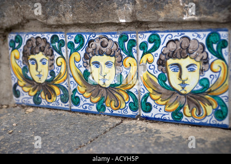 Scalinata Santa Maria Del Monte Caltagirone Sizilien Italien Stockfoto