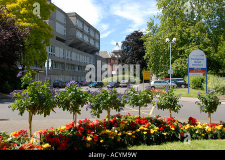 Derbyshire royal Infirmary Krankenhaus. Stockfoto