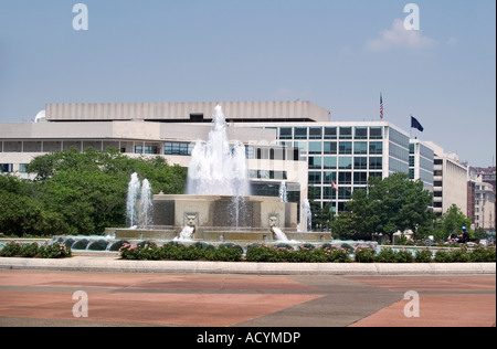 Plaza-Brunnen, Washington DC, USA Stockfoto