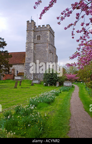 Cookham Kirche in Berkshire England wo Sir Stanley Spencer gelebt und ist begraben Stockfoto