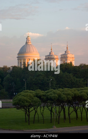 Alexander-Newski-Lawra oder Alexander-Newski-Kloster, Sankt Petersburg, Russland. Stockfoto