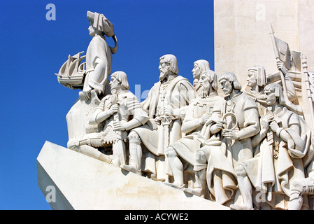 Denkmal der Entdeckungen in Lissabon Portugal Stockfoto