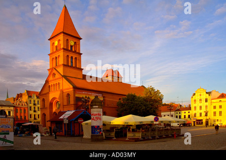 Rynek Nowomiejski Platz im zentralen Torun-Polen-EU Stockfoto