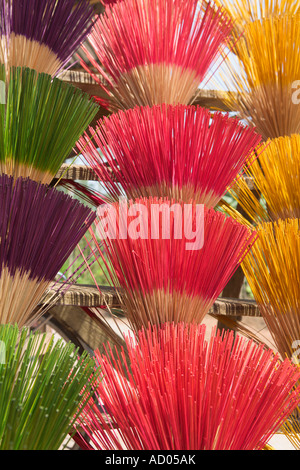 Farbige Incense Sticks Hue Thua Thien Provinz Vietnam Stockfoto