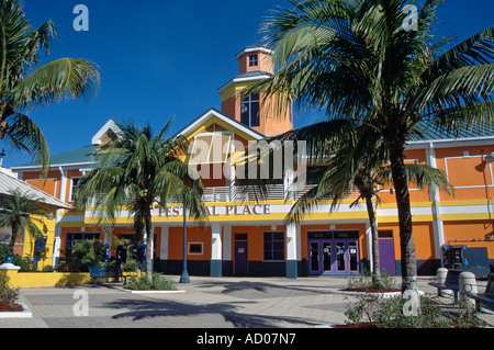 Festival findet im Prince George Wharf in Hafen Nassau Bahamas Stockfoto