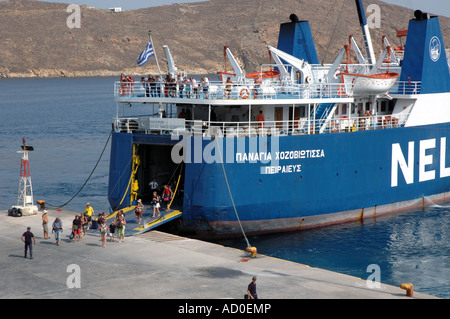 Griechische Insel Fähren, Serifos, Griechenland Stockfoto