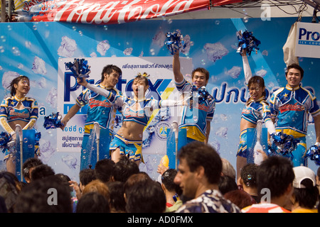 Songkran Kleinkunstfestival Bangkok Thailand Stockfoto