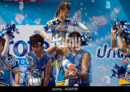 Kabarett, Songkran Festival, Bangkok, Thailand Stockfoto