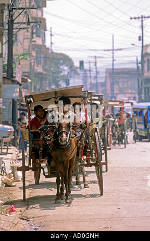 Kalesa Manila Philippinen Stockfoto