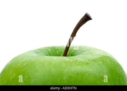 Granny Smith Apfel hautnah Stockfoto