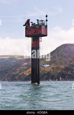 Das Projekt Seaflow Marine aktuelle Turbine aus Vorland Punkt Lynmouth North Devon England Stockfoto