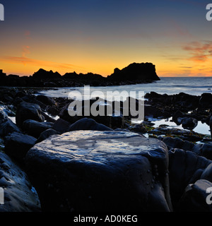 Hartland Quay an der North Devon Heritage Coast. Stockfoto