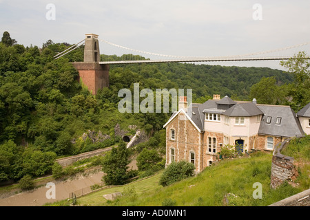 England Bristol Brunels Clifton Suspension Bridge über den Avon-Schlucht Stockfoto