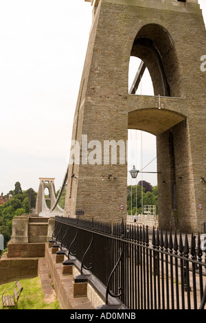 England Bristol Brunels Clifton Suspension Bridge über den Avon-Schlucht Stockfoto