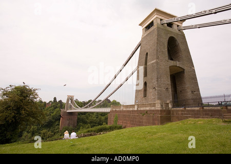 England Bristol Brunels Clifton Suspension Bridge über den Avon-Schlucht Stockfoto