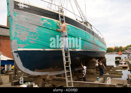 England Bristol Underfall Yard Boot gemalt Stockfoto