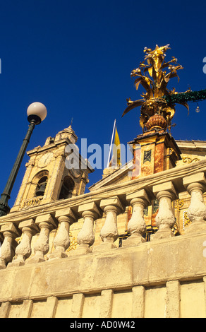 St.-Lorenz-Kirche Vittoriosa Valletta Malta Stockfoto