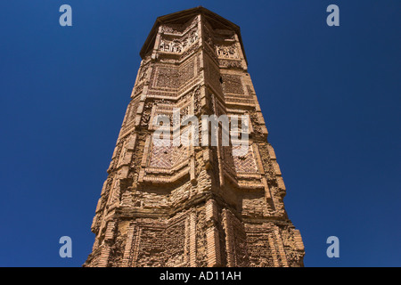 Ghazni, Afghanistan Minarett von Bahram Shah Stockfoto