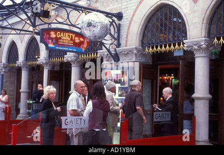 Einreisende Gaiety Theatre in Dublin Irland Stockfoto