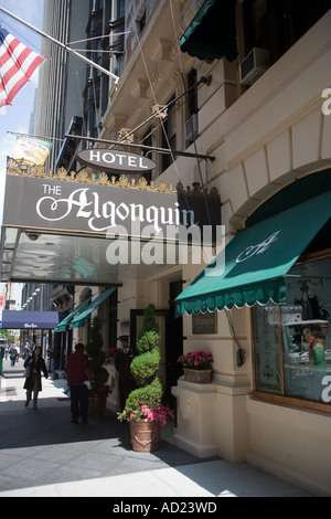 Algonquin Hotel New York City USA Stockfoto