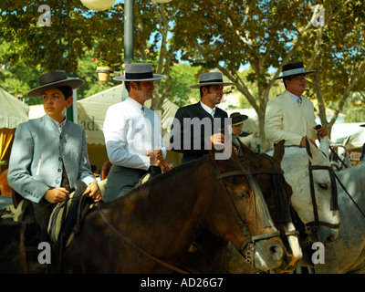 Szenen aus dem Festival von San Miiguel in Arco De La Frontera, Andalusien, Spanien Stockfoto